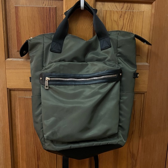 Olive Green Backpack - Picture 1 of 3